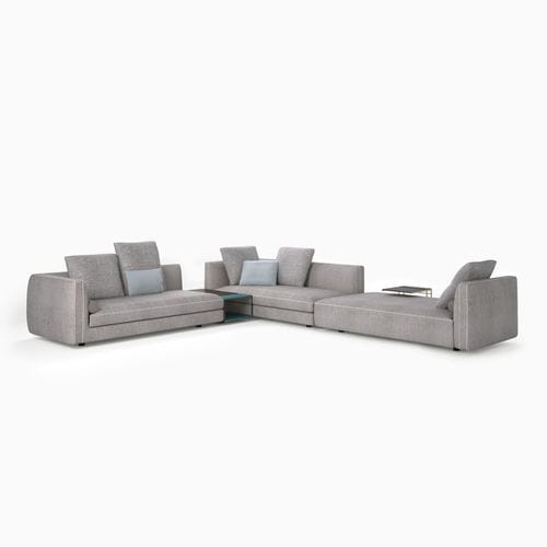 Canapé modulable - GLAM - ART NOVA - d'angle / contemporain / en tissu