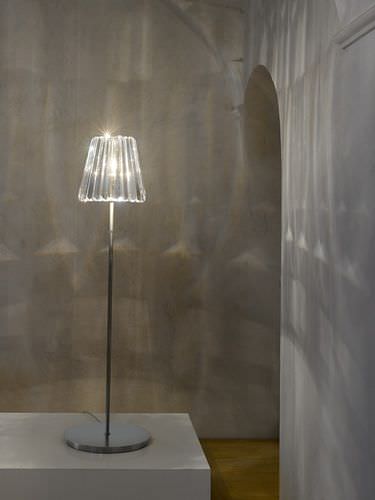 Lampe sur pied - GLITTERS - LASVIT - en cristal / contemporaine / d'intérieur
