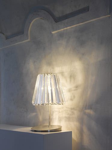 Lampe de table - GLITTERS - LASVIT - en cristal / contemporaine / sans fil