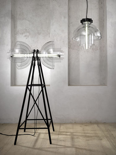 Suspension - TRANSMISSION - LASVIT - en verre / contemporaine / d'intérieur
