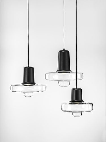 Suspension - SPIN LIGHT - LASVIT - en verre soufflé / contemporaine / d'intérieur