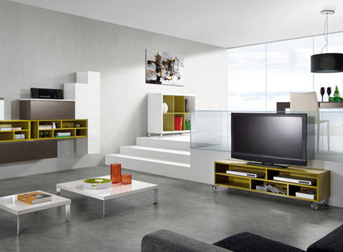 Meuble TV contemporain - MILENIUM PLUS 4710 - Baixmoduls - hi-fi / en bois
