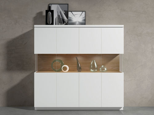 Buffet haut - ROMA : 3544 - Baixmoduls - contemporain / en bois / en bois laqué