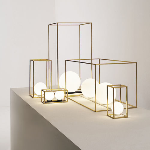 Lampe de table - MULTIPLO - Vesoi - en laiton / en fer / en verre soufflé