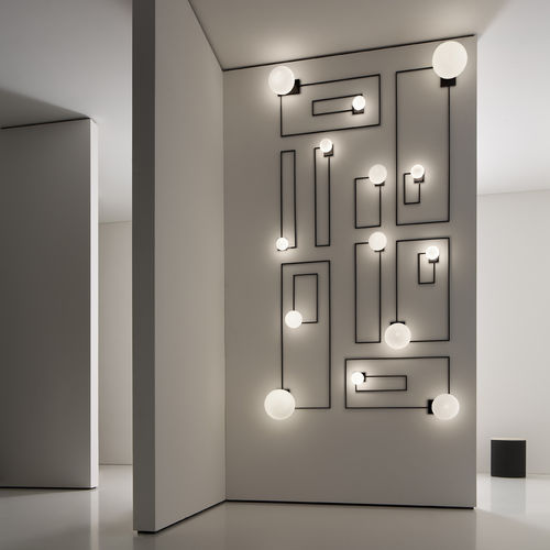 Applique murale contemporaine - PERIMETRO DI MULTIPLO - Vesoi - d'intérieur / en aluminium / en laiton