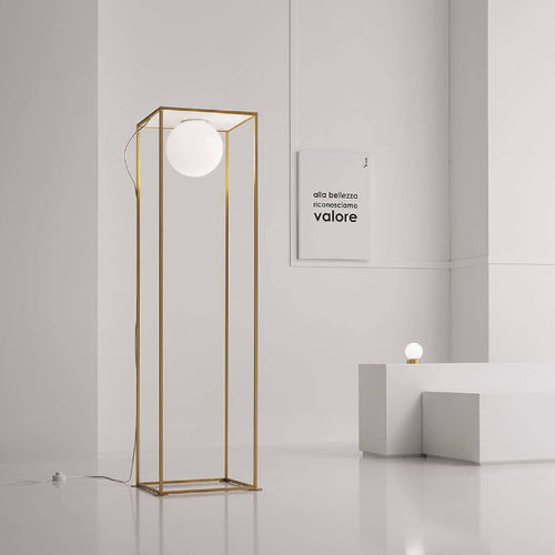 Lampe sur pied - MULTIPLO - Vesoi - en laiton / en fer / en verre soufflé