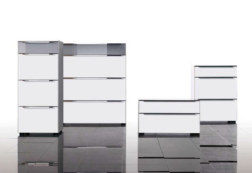 Commode contemporaine - ALEGRO TREND - Nolte - non spécifié / blanche