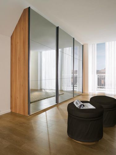 Armoire contemporaine - CRECIDO - Nolte - en bois / à porte coulissante