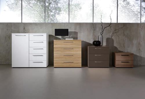 Chiffonnier contemporain - CODA - Nolte - en bois / blanc