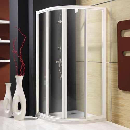 Paroi de douche coulissante - 1001 - HISPABAÑO - courbée / d'angle / sur receveur
