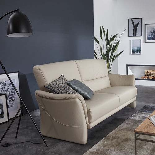 Canapé contemporain - TANGRAM : 9553 - Himolla Polstermöbel - en tissu / en cuir / beige