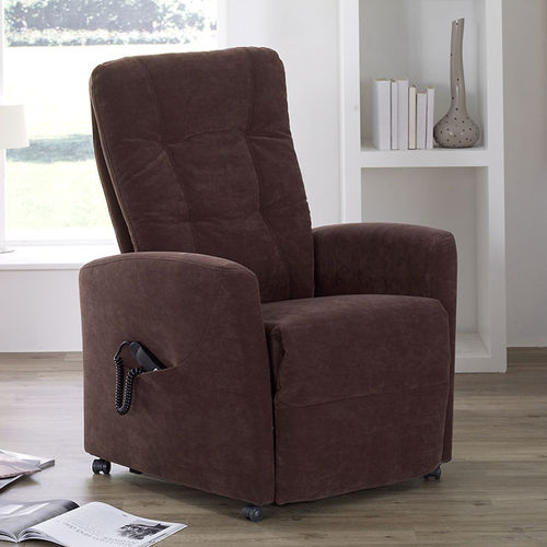 Fauteuil relax contemporain - QUARTETT : 9010 - Himolla Polstermöbel - en cuir / en tissu / inclinable