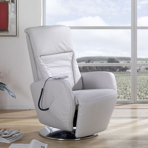Fauteuil relax contemporain - 7963 - Himolla Polstermöbel - en cuir / inclinable / avec dossier haut