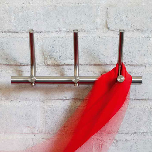 Porte-manteau mural - HLS3H - PHOS Design GmbH - contemporain / en acier inoxydable