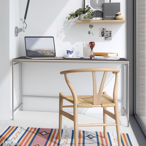 Bureau sur pied - KATI-S1-L4178 - PHOS Design GmbH - design minimaliste / en linoléum / droit