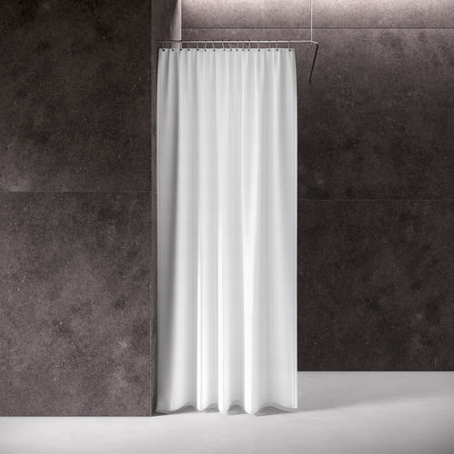 Rideau de douche blanc - DV-LIKEL200-070 - PHOS Design GmbH - gris / couleur personnalisable / beige