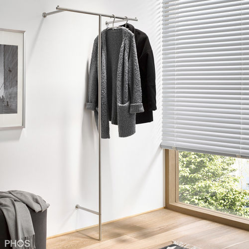 Porte-manteau sur pied - GT1 - PHOS Design GmbH - design minimaliste / en acier inoxydable