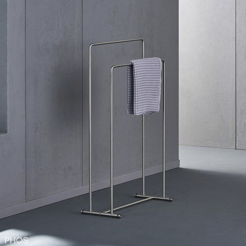 Porte-serviettes à barres - HTB2K - PHOS Design GmbH - sur pied / en inox