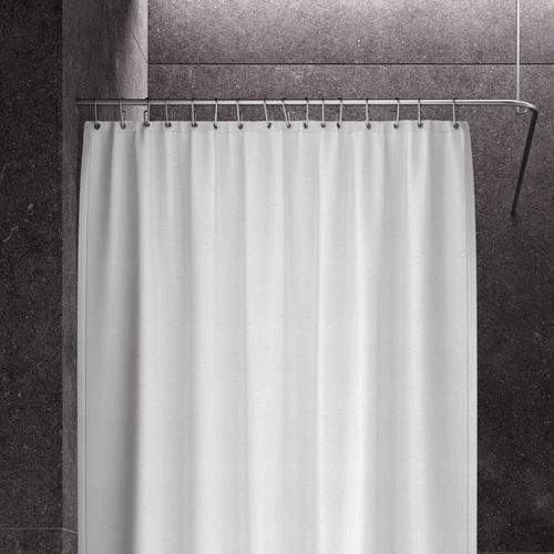Rideau de douche blanc - DV-EMMA200-70-EM00 - PHOS Design GmbH - gris / couleur personnalisable / beige