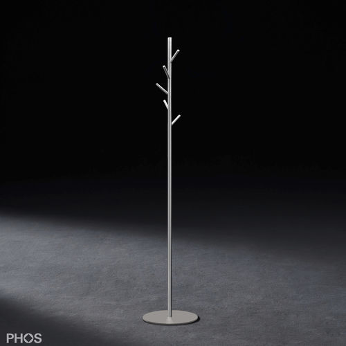 Porte-manteau sur pied - GSTRE - PHOS Design GmbH - contemporain / en acier à revêtement par poudre / en acier inoxydable brossé