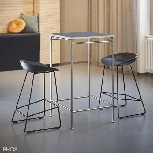 Table mange-debout contemporaine - KATI-T1 - PHOS Design GmbH - en bois / en mélaminé / en linoléum