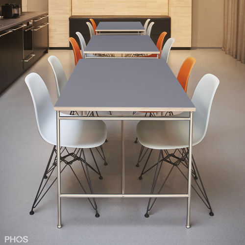 Table contemporaine - KATI-U1 - PHOS Design GmbH - en bois / en mélaminé / en linoléum