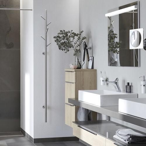 Porte-manteau mural - GSTR-W-B - PHOS Design GmbH - contemporain / en acier inoxydable brossé / argenté
