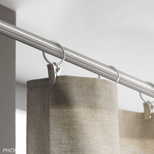 Élément de fixation en acier inoxydable - RG26C - PHOS Design GmbH - pour rideaux / pour intérieur / par points