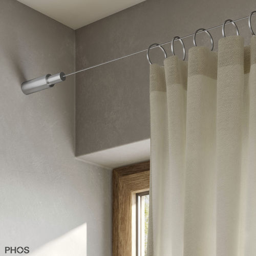 Système de fixation en acier inoxydable - SSA18Set5 - PHOS Design GmbH - pour rideaux / pour intérieur / en câble