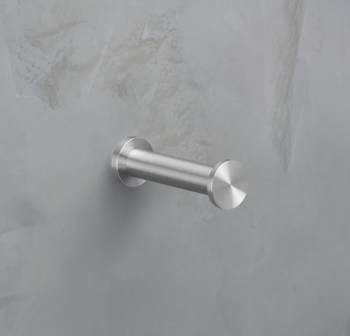 Patère contemporaine - HSF1-L-R20-B - PHOS Design GmbH - en acier inoxydable brossé / en acier inoxydable poli / individuelle