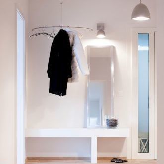 Porte-manteau mural - G400HW - PHOS Design GmbH - contemporain / en acier inoxydable