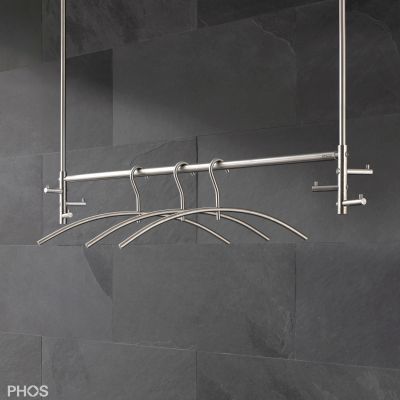 Porte-manteau mural - T3DG - PHOS Design GmbH - de plafond / contemporain / en verre