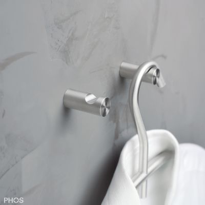 Patère contemporaine - HV16-50 - PHOS Design GmbH - en acier inoxydable brossé / en acier inoxydable poli / individuelle