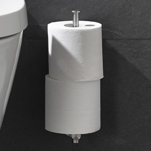 Porte-rouleau WC mural - RTPH2-260D - PHOS Design GmbH - en acier inoxydable / pour 2 rouleaux / résidentiel