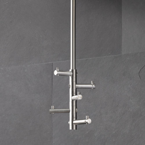 Porte-manteau de plafond - T5 - PHOS Design GmbH - contemporain / en acier inoxydable brossé / professionnel