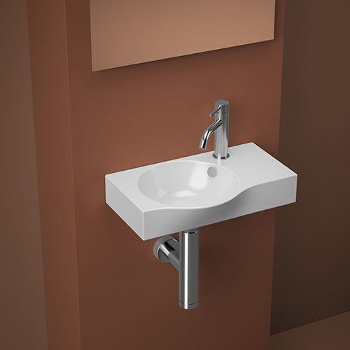 Lave-mains suspendu - UNION  - ART CERAM - rectangulaire / en céramique