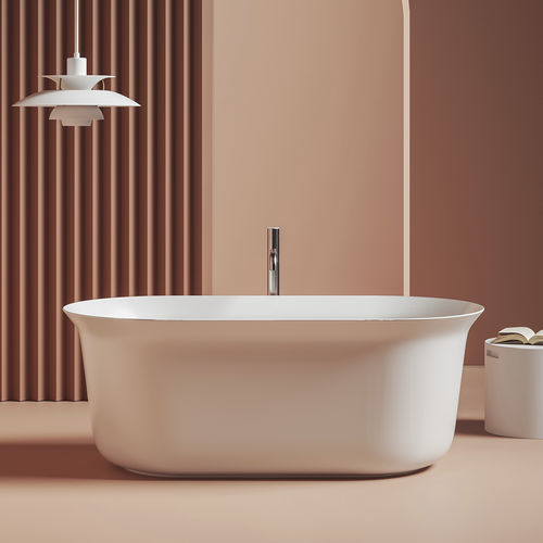 Baignoire ovale - PETITE  - ART CERAM - en îlot / pour habitat / LivingTec®