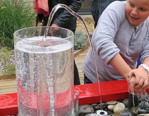 Jeu d'eau pour aire de jeux - Espace d'eau France