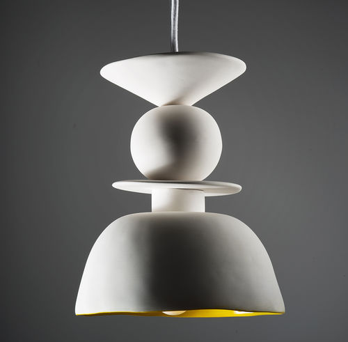 Suspension - WHITE CALIZ - ICI ET LA - en céramique / contemporaine / d'intérieur