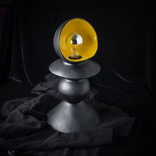 Lampe de table - ARGINAUTA NOIRE - ICI ET LA - en céramique / design original / sans fil