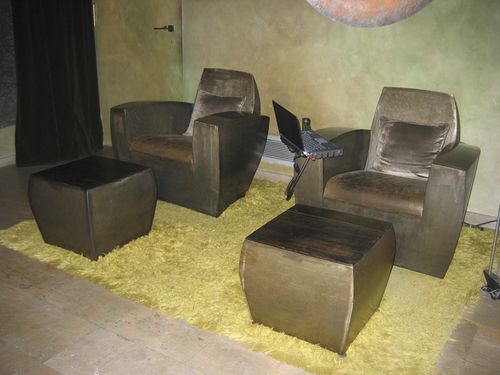 Fauteuil design original - HOTEL NERI  - ICI ET LA - en textile