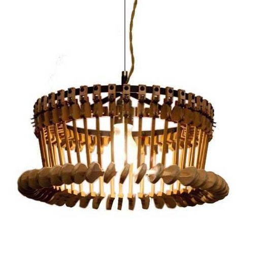 Suspension - MARTELLS - ICI ET LA - en fer / en bois / design original