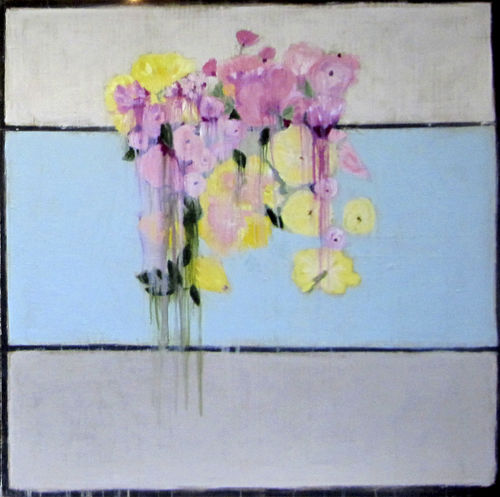 Tableau décoratif huile - PINK BOUQUET - ICI ET LA - mixte / floral / pour hôtel