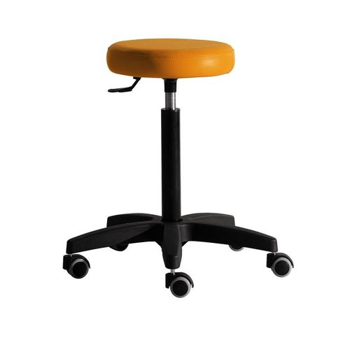 Tabouret de travail contemporain - HARLEY - Salon Ambience - avec piètement en acier chromé / avec piètement en plastique / à roulettes