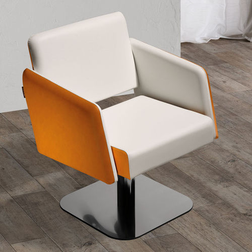 Fauteuil de coiffure contemporain - KITE - Salon Ambience - en simili cuir / en acier / en bois composite