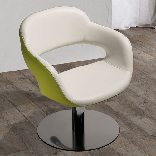 Fauteuil de coiffure contemporain - VANESSA - Salon Ambience - en simili cuir / en mousse de polyuréthane / en acier