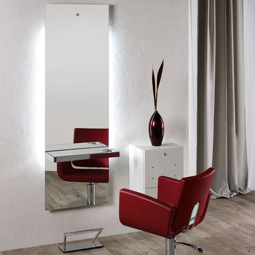 Miroir pour salon de coiffure - LUNAR - Salon Ambience - mural / pour salon d'esthétique / contemporain