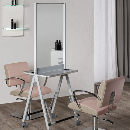 Miroir pour salon de coiffure - SCUOLA - Salon Ambience - à poser / pour salon d'esthétique / contemporain