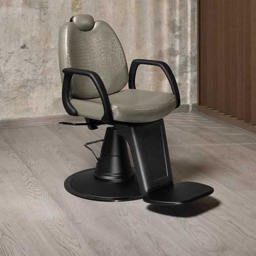 Fauteuil de barbier en plastique - DANILO - Salon Ambience - en simili cuir / avec repose-pieds / avec repose-tête
