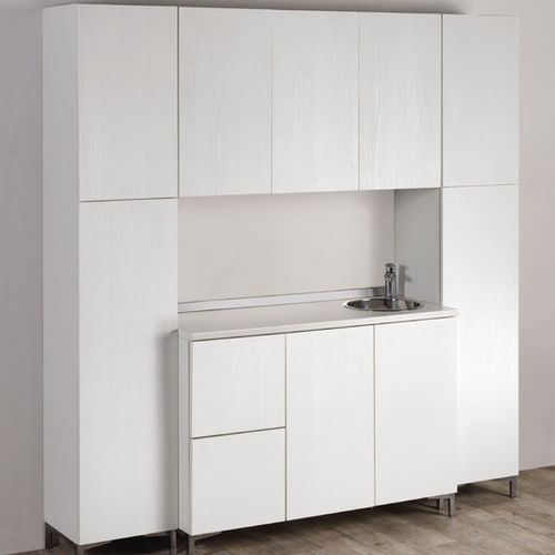 Meuble avec lavabo pour salon de coiffure - WALL SYSTEM - Salon Ambience